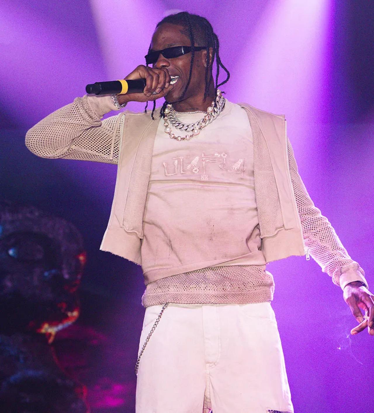 Travis Scott
Travis Scott is making his India debut. The American rapper, known for hit tracks like Sicko Mode and Goosebumps, is bringing his Circus Maximus World Tour to Delhi on 18 and 19 October and Mumbai on 19 Nov.